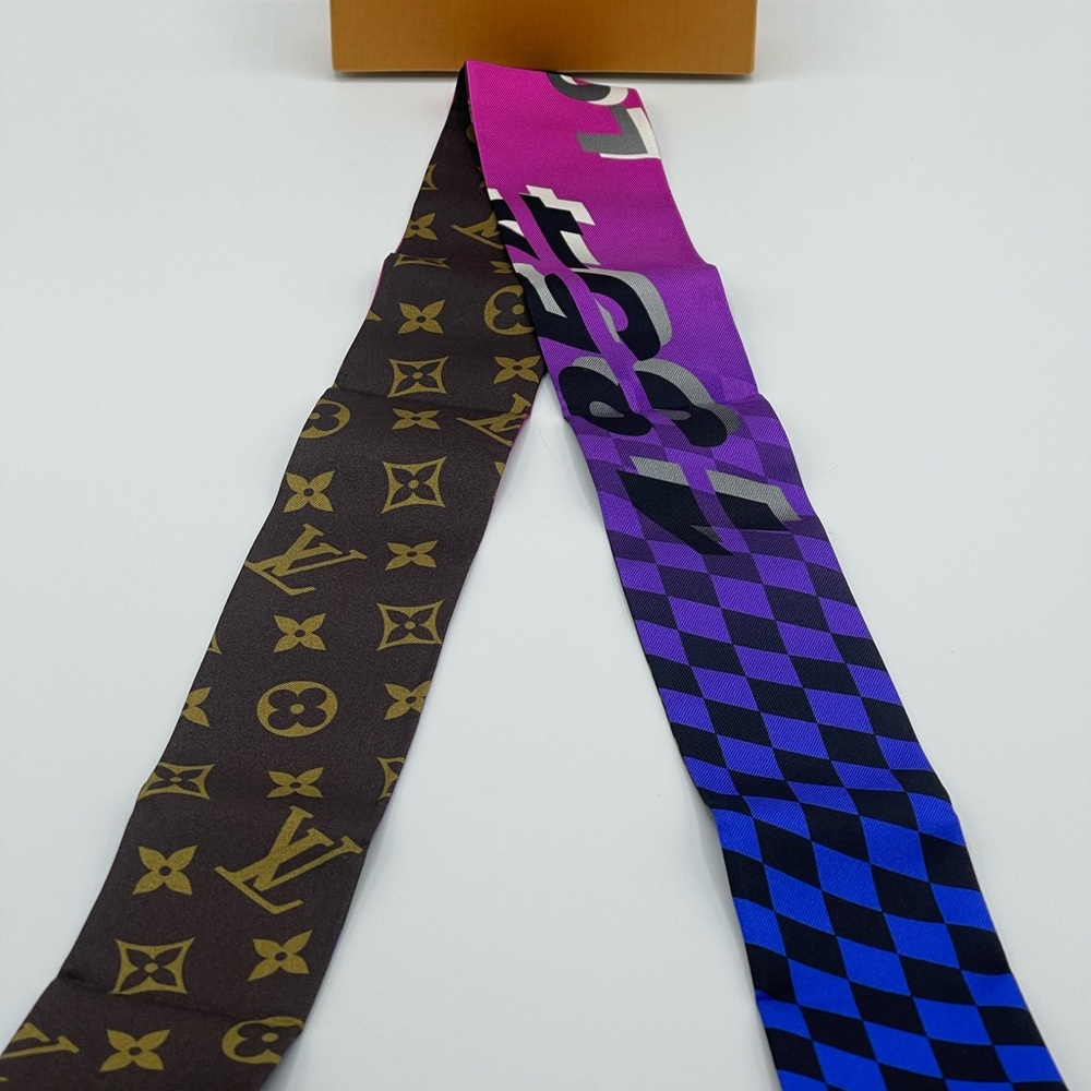 Louis Vuitton Race Cruise Collection Runway Bandeau Neckerchief Scarf Wrap Rare - Picture 3 of 14